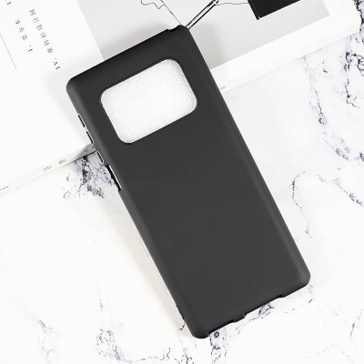Picture of Premium Liquid Silicone Phone case for Samsung Galaxy M35 5G / Samsung Galaxy F35 5G Liquid Silicon Mobile Back Case Soft Silicone Phone Cover Black