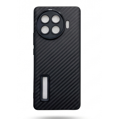 Picture of Tecno Spark GO 1 Back Cover ShockProof Airbinger Longlasting Clear Transparent Hard Case With Camera Bump Protection Tecno Spark GO 1 Black