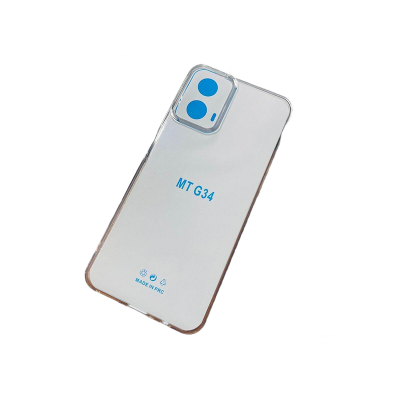 Picture of For Sharp Aquos R6 Matte Finish Silicone with Inside Fiber Cloth Phone Back cover Motorola G34