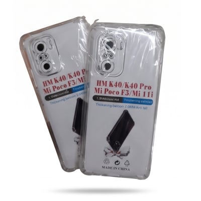 Picture of For Oppo F25 Pro 5G / Oppo Reno 11F Transparent Shock Proof Airbag Bumper Case Premium Quality Back Cover Phone Case Transparent