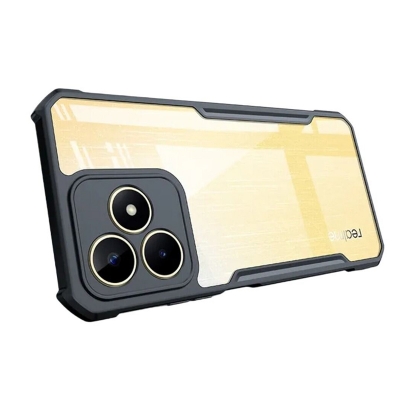 Picture of For Motorola Moto G34 RAINBOO Tempered Glass Screen Protector OG Black