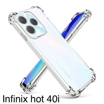 Picture of For Xiaomi Redmi 13 4g Case Transparent Back Cover Luxury Shockproof Bumper Protective Shell Thin Plain Clear Phone Cases Mobile Phone Back Cover Redmi 13 4g Transparent