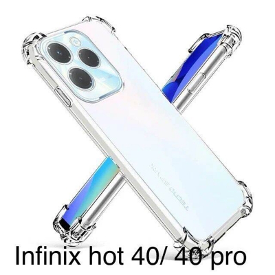 Picture of for Realme C63 4G Case Edge-Reinforced Shockproof Hard Transparent Phone Cover Transparent