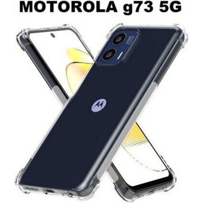 Picture of For Motorola Edge 20  Clear Back Hard Covers Shockproof Soft Black Rubber Frame Camera Protection Transparent Mobile Phone Cases Transparent