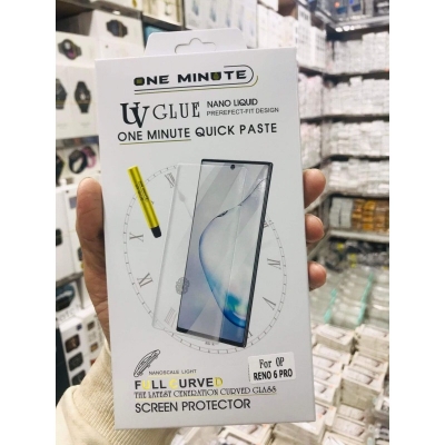 Picture of Motorola Edge Plus 2023 Gorilla Extra Strong Premium HD+ One Minute UV Glass Screen Protectors Oppo Reno 6 Pro 5G