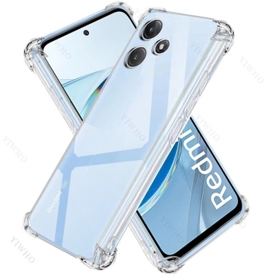 Picture of For Redmi Note 13 (5g) Luxury Silicon Protect Back Cover Soft Case Transparent
