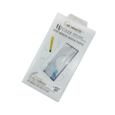 Picture of For iPhone 13 Pro Max / iphone 14 plus Full Glue 9H Crystal Clear Bubble Free Screen Protector SAMSUNG Galaxy A82