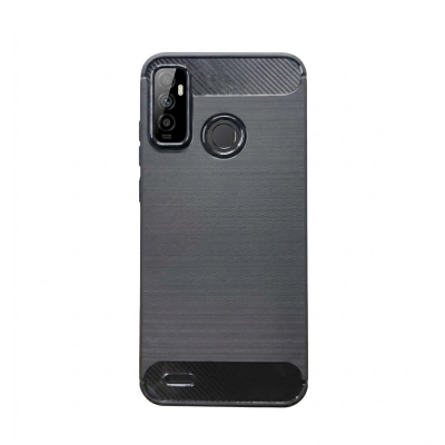 Picture of Symphony  Helio 80 Luxury Carbon Fiber Soft Silicon Mobile Phone Back Cover Helio 80 Back Case 