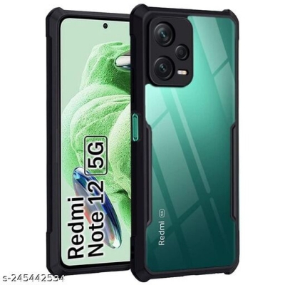 Picture of For OnePlus 11 11R Silicone Airbag cover Shockproof Transparent Protective Clear Back Cover TPU Case Black