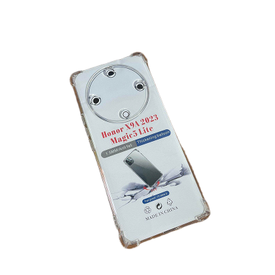 Picture of For iPhone 13 pro  Magsafe Magnetic Wireless Charging Case Clear Shockproof Soft Silicone Protect Back Cover Transparent