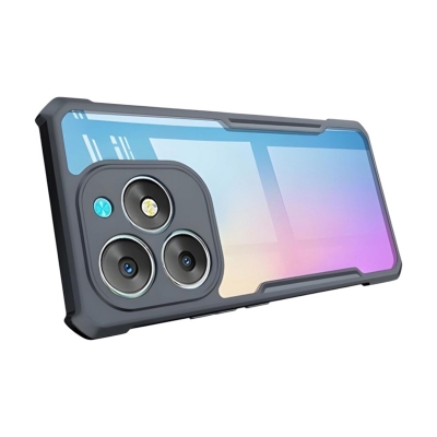 Picture of For OnePlus Nord N100 New Design Transparent Xnddhu Shockproof Airbag Protective Back Cover Phone Case Black