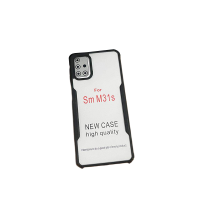 Picture of For Itel A60 Fashionable Xundd Shockproof Back Cover & Transparent Hard Bumper Phone Case Black