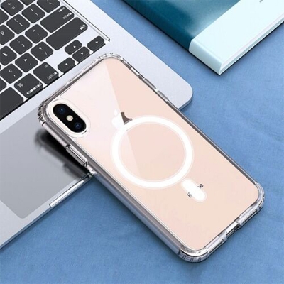 Picture of For Iphone 11 ultra Slim Transparent anti shock side bumper corner 4D Crystal clear camera cutting cover Transparent