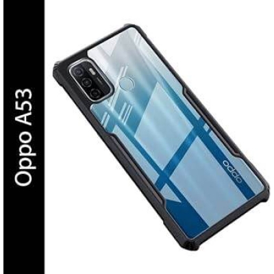 Picture of For Samsung Galaxy A24 4G Shockproof TPU Bumper Clear Acrylic Mobile Phone Case For Samsung Galaxy A24 4G Back Cover Black