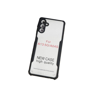 Picture of For Samsung Galaxy M31s Rock Transparent Shockproof TPU+PC Anti-Fall Slim Case Phone Back Cover Black