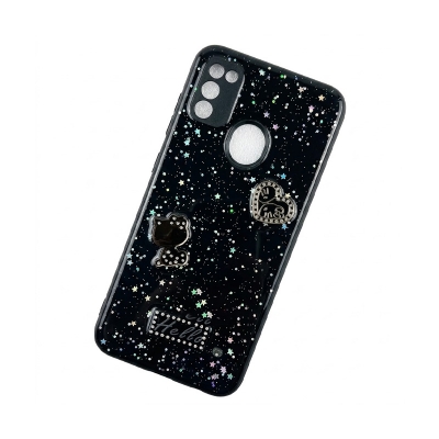Picture of Ladies Fashion Smartphone Case For Symphony Helio 80 Designed With Colorful Diamond Cut Floral/Butterfly Shapes - Phone Back Cover 