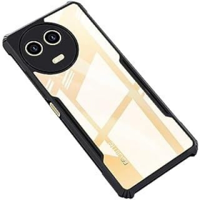 Picture of For OnePlus 7 New Design Transparent Xnddhu Shockproof Airbag Protective Back Cover Phone Case Black