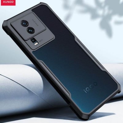 Picture of Silicone Back Cover for Huawei Y6 Prime 2018 Crystal Clear Soft TPU Ultra-Thin Transparent Flexible Back Cover, with 4 Corner Protection Black