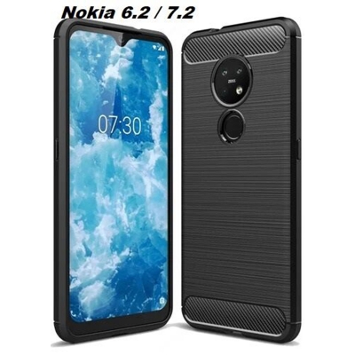 Picture of For Huawei P30 Lite / Nova 4E Edge-Reinforced Shockproof Cushion Back Clear Hybrid Transparent Hard Cover Casing Black
