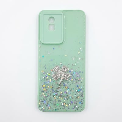 Picture of For Samsung Galaxy S21 FE Spigen Silicone Fit Designed Soft Gel Rubber Shockproof Back Case Phone Back Cover 