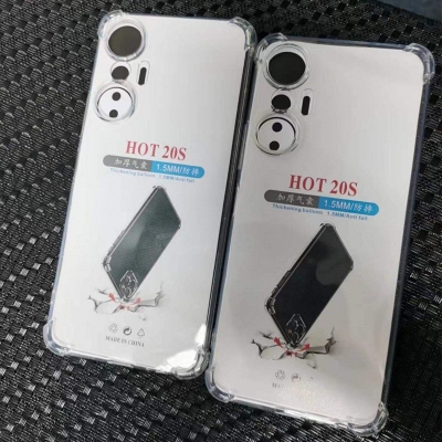 Picture of Samsung Galaxy M51 Soft TPU Back Cover Shockproof Silicone Bumper - Transparent