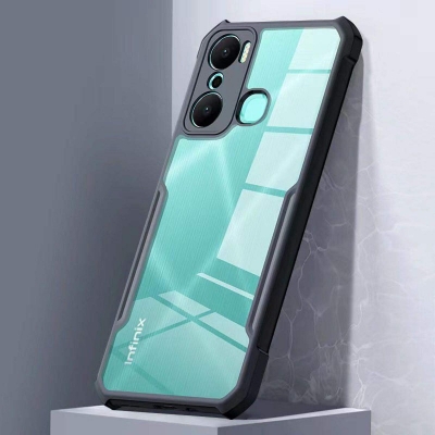Picture of For Tecno Spark 10 / Spark 10C - IMPT Premium Silicone Case Crystal Clear Soft TPU Ultra-Thin Transparent Flexible Protective Mobile Phone Back Cover Black
