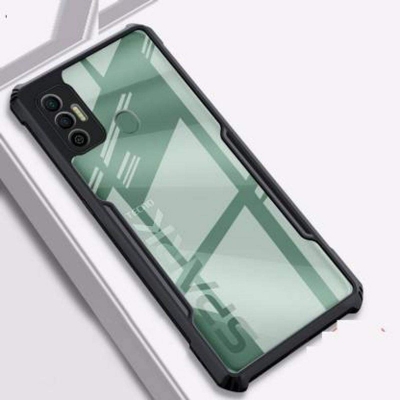 Picture of for Realme Narzo 50 /Realme 8i Back Cover Full Protection Tempered Glass Cases for Realme Narzo 50 realme 8i Glass Cover - Camera Black