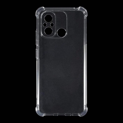 Picture of For Xiaomi Redmi 12C / Poco C55 / Redmi 11A Soft Sandstone Slim Heavy Strong Liquid Silicone Case For Poco C55 Back Cover Transparent