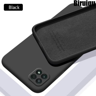 Picture of Soft Silicone Case for Symphony Z18 Phone - Enhancing the Safety of Your Symphony 18 Back Cover with a Luxurious Soft Touch Black
