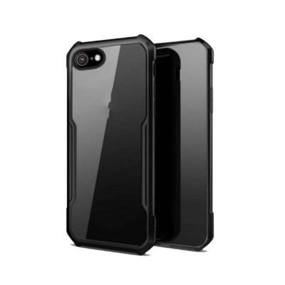 Picture of For Samsung Galaxy A12 / M12 / F12 Xundd Back Cover Transparent bumper Hard Phone Case Black