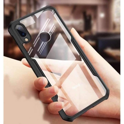 Picture of For vivo V21e 5G Silicone Case Crystal Clear Soft TPU Ultra-Thin Transparent Flexible Protective Mobile Phone Back Cover Black
