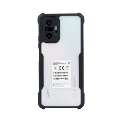 Picture of OPPO F19 Pro Plus (5G) Luxury Crystal Clear Airbag Shockproof Silicone TPU Back Cover Case Black
