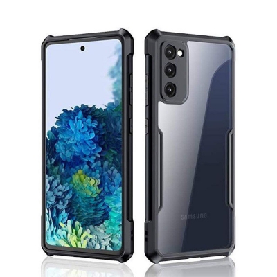 Picture of Samsung Galaxy A34 Premium Silicone Case Crystal Clear Soft TPU Ultra-Thin Transparent Flexible Protective Mobile Phone Back Cover Black