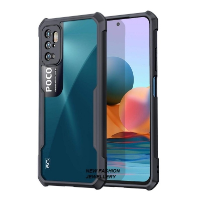 Picture of For Infinix Hot 9 Play Premium Silicone Case Crystal Clear Soft TPU Ultra-Thin Transparent Flexible Protective Mobile Phone Back Cover Black