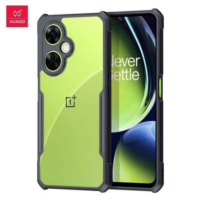 Picture of For Iphone 13 Pro  Cover White Translucent Frosted Feel Color Borders Logo Hole With Camera Protection Clear Back Case Black