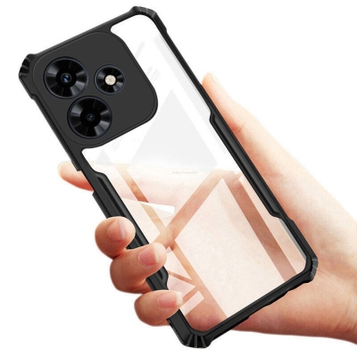 Picture of Back Cover for OnePlus Nord (1+Nord )(Transparent, Black)