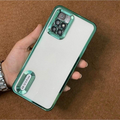 Picture of Realme C55 CD Chrome Back Cover Ring Logo Cut Pattern Electroplating | 360 Degree Protection | Protective Design | Transparent Back Cover Case 