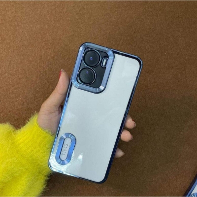 Picture of Vivo v27/v27 pro/s16/s16 pro এর জন্য xundd ব্যাক কভার শক্তিশালী শকপ্রুফ কুশন ব্যাক ক্লিয়ার হাইব্রিড স্বচ্ছ হার্ড কভার কেসিং (Back Case Cover For Smartphone) 