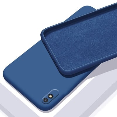Picture of Samsung Galaxy S9 Camera Protection Premium Silicone Case Crystal Clear Soft TPU Ultra-Thin Transparent Flexible Protective Mobile Phone Back Cover Blue