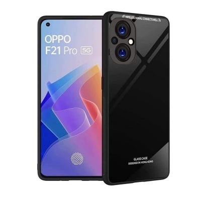 Picture of For Oppo A57 4G 2022 Back Cover For Girls Longlasting Usable Hard Comfortable Back Case - Redmi Note 11 Back Cover (Back Case Cover For Smartphone) Black