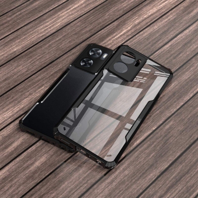 Picture of Samsung Galaxy A22 / M22 / F22 - 4G Luxury Xundd Transparent Crystal Clear Case Ultra Thin Light Weight Trendy Stylish Slim Shockproof Bumper Camera Protective Xundu Cover Black