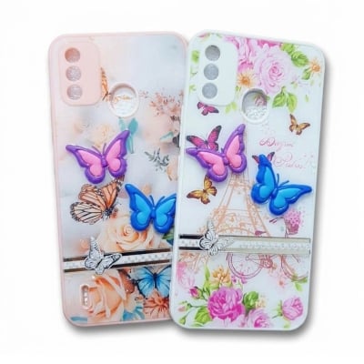 Picture of Phone Case For Oppo A17 Matte Translucent Shockproof Back Cover Multicolor