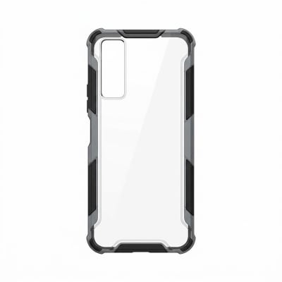 Picture of For Oppo A17 Heavy Strong Liquid Silicone Soft Gel Rubber Shockproof Cover Case Black