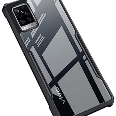 Picture of For Sony Xperia 5 shockproof Transparent liquid Cristal clear long time useable soft premium protective back cover Black