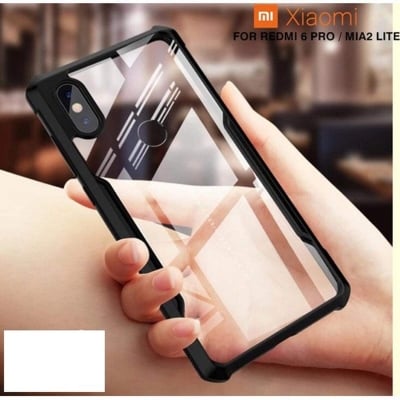 Picture of for realme 9 pro plus clear transparent back cover Black
