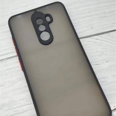 Picture of Samsung Galaxy A10s Premium Silicone Case Crystal Clear Soft TPU Ultra-Thin Transparent Flexible Protective Mobile Phone Back Cover Black