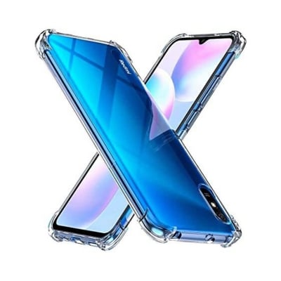 Picture of For Samsung Galaxy M31 ultra Slim Transparent anti shock side bumper corner 4D Crystal clear camera cutting cover Transparent