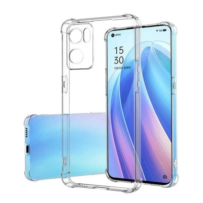 Picture of Samsung Galaxy A72 4G/ 5G Premium Silicone Case Crystal Clear Soft TPU Ultra-Thin Transparent Flexible Protective Mobile Phone Back Cover Transparent