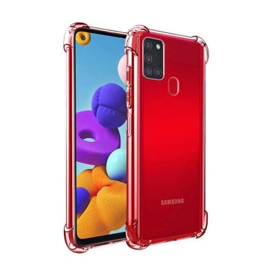 Picture of For Samsung Galaxy J7 Prime / J7 Prime 2 / On Nxt / On7 Prime - Luxury Soft Flexible Premium Shockproof Camera Bumper Protective Stylish Silicon Back Cover - Phone - Camera - Camera (Back Case Cover For Smartphone) Transparent
