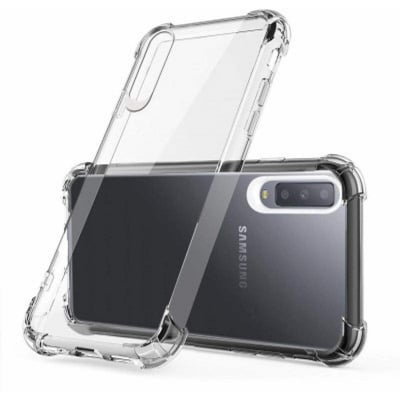 Picture of For Samsung Galaxy J7 (2017) / J7 Pro / J730 - Luxury Soft Flexible Premium Shockproof Camera Bumper Protective Stylish Silicon Back Cover - Phone - Camera - Camera (Back Case Cover For Smartphone) Transparent